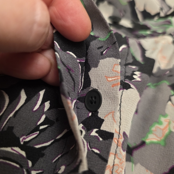 Rebecca Taylor Floral Silk Dress Size 6 - Picture 9 of 13